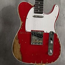 Factory Red Relic Finish Electric Guitar Telecaster Fast Ship Rosewood Fretboard picture