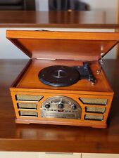 Crosley Rochester CR66 4-in-1 Record Player Turntable Cassette CD -AM FM Radio- picture