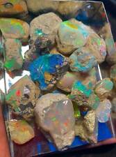 100 Cts Lot BIG size Opal Raw Rough Freeform Earthmined Rock Minerals_________ picture