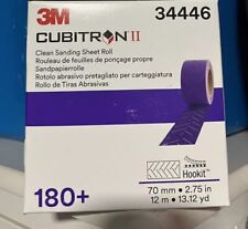 3M 34446 Cubitron II Hookit Purple Clean Sanding Sheet Roll 180+ Grit 70mm x 12m picture