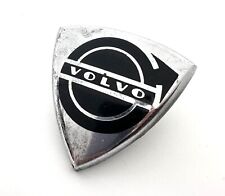 Original Vintage Volvo Chrome & Black Car Badge Emblem. picture