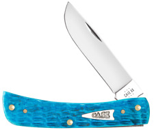 Case xx Knives Sodbuster Jr Jigged Sky Blue Bone 50643 Stainless Pocket Knife picture