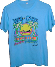 vintage 1980s Las Vegas Lazy Guys beach surf t shirt Medium picture