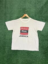 Vintage 70s Shakey’s Pizza Parlor Jamaica T Shirt Men’s Medium White Rare picture