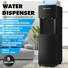 Water Cooler Dispenser Compressor Cooling Stainless Steel Hot/Cold w/Child Lock picture