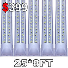 8Ft LED Shop Light 144W 4 Row 96 Inch Cooler Door Freezer LED Tube Fixture 25/PC picture