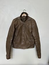 Vintage 1960s 70s  Leather Jacket Men’s Size L cafe  Racer Biker Motorcycle USA picture