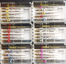 SALE Dentsply ProTaper Gold Rotary Files F1,F2,F3,S1,S2,SX-F3 6 files packs picture