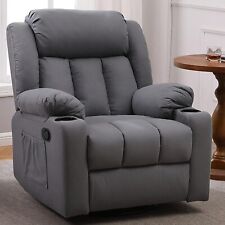 Rocker Recliner Chair for Adults,Overstuffed Large Manual Recliner Swivel Glider picture