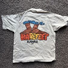 1974 Single Stitch Vintage  “bare Feet Is Happiness.” Hawaii Tee Shirt picture