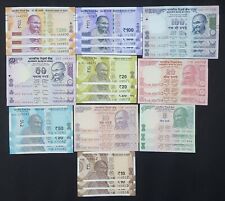 India Lot of 30 Notes in Set of 10 Different Issues Banknotes Each 3 Nos, in UNC picture