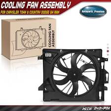 Radiator Cooling Fan Assembly w/ Motor for Chrysler Town & Country Dodge VW Ram picture