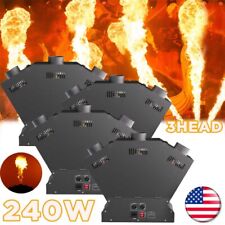 4PCS 240W 3 Head Fire Machine Stage Effect Dmx Jet Flame Thrower Flame Projector picture