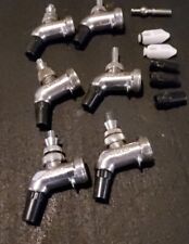 Perlick Faucets 425 Draft Beer Lot Of 6 + Parts picture