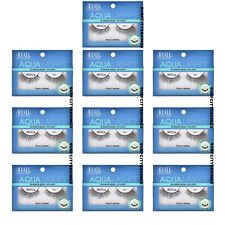 10 PACK Ardell Aqua Strip Lashes, 341 Black NO adhesive needed Fast Shipping picture