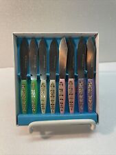 Cheese and butter spreaders Knives MCM Retro BOHO NOS Bridal Shower Tea Party picture