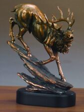 Montana Elk Bronze Sclupture Size: 10