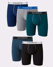 Hanes Ultimate Boxer Brief 5-Pack Men's Stretch Long Leg Comfort Flex Waistband picture