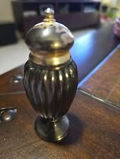 Antique F.B. Rogers Silver Plated Metal Salt Shaker  picture