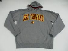 OVB Old Varsity Brand USC Trojans Hoodie Sweater Men's XL Gray Stitched Vintage picture