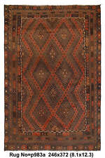 Vintage 8' x 12' Handmade Ghalmouri kilim Rug #P983 picture