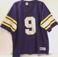 JIM MCMAHON #9 Vintage Minnesota Vikings NFL Logo 7 NFC Purple Jersey XL 50-52 picture