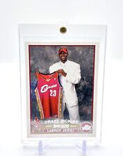 2003-04 Topps - 2003 NBA Draft #221 LeBron James, LeBron James (RC) Centered picture