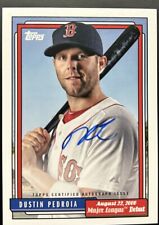 2022 Topps Archives 1992 Debut Autographs Dustin Pedroia Auto Boston Red Sox picture
