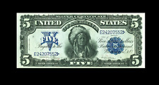 Reproduction Rare USA $5 1899 Silver Certificate Indian Chief AMERICA Antique picture
