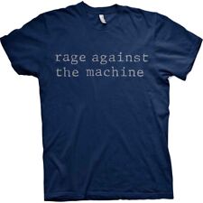Rage Against The Machine Original Logo T-Shirt Blue New picture