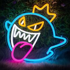 King Boo Neon Sign, Game Neon Signs for Wall Decor, Ghost Led Neon Light Sign, G picture