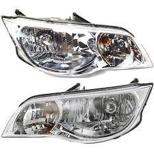 Headlight Set For 2003-2007 Saturn Ion Coupe Left and Right With Bulb 2Pc picture