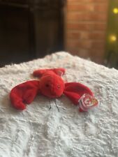 Vintage Retired Rare TY Beanie Babies Pinchers the lobster first 9 PVC pellets picture