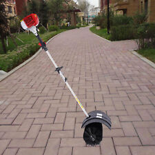 Gas Power 52CC Handheld Sweeper Broom Driveway Turf Artificial Grass Snow Clean picture