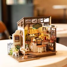 Rolife LED Minature Dollhouse DIY Mini Cafe House Miniature House Kit Xmas Gifts picture