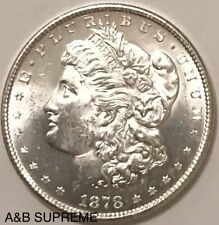 1878 S Morgan Dollar From OBW Estate Roll Choice-Gem Bu Uncirculated 90% Silver picture