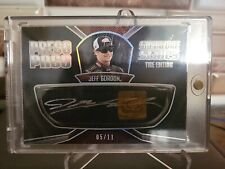 Jeff Gordon Autographed Race Used Tire #5/11 Card picture