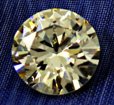 20 ct Vintage Stunning Brilliant Canary Top AAAA CZ Moissanite Simulant 18 mm picture