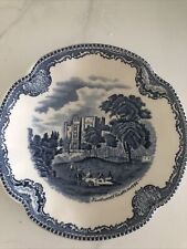 Johnson Bros England Old Britain Castles Saucer plates set of 12 Kenilworth picture