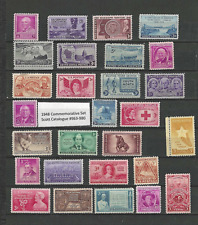 1948 Full US Commemorative Year Set SC #953-980  MNH picture