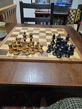 Vintage LARDY Tournament Sized Chess Set 1950's 3.75
