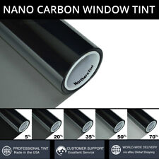 40x100 Window Tint Roll REAL Nano Carbon Select from  5% 20% 35% 50% 70% VLTs picture