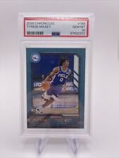 2020 Chronicles Playbook #168 Tyrese Maxey Rookie Card PSA 10 Gem 💎 picture