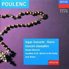 Poulenc: Organ Concerto-Gloria-Concert Champetre - Audio CD - VERY GOOD picture