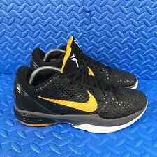 Nike Zoom Kobe VI 6 Mens Shoes Black Del Sol Yellow Basketball Sneakers Size 10 picture