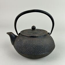 Vintage Signed Japanese Nambu Tetsubin Cast Iron Tea Pot Kettle Ironware Nanbu picture
