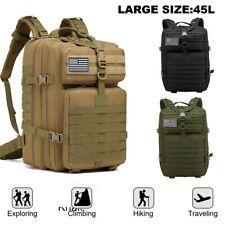 Military Tactical Backpack Bag Army Molle Bug Out Rucksack Travel Hiking Camping picture