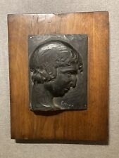 Ferenc Vigh (1860 - 1917) Hungarian Nagybánya Free School Carved Wood Bas Relief picture