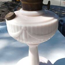 Antique Aladdin Pink Alacite Lincoln Drape Lamp Oil Kerosene picture