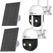 XVIM 4MP WiFi Solar Camera Outdoor Battery Wireless Security  Camera System picture